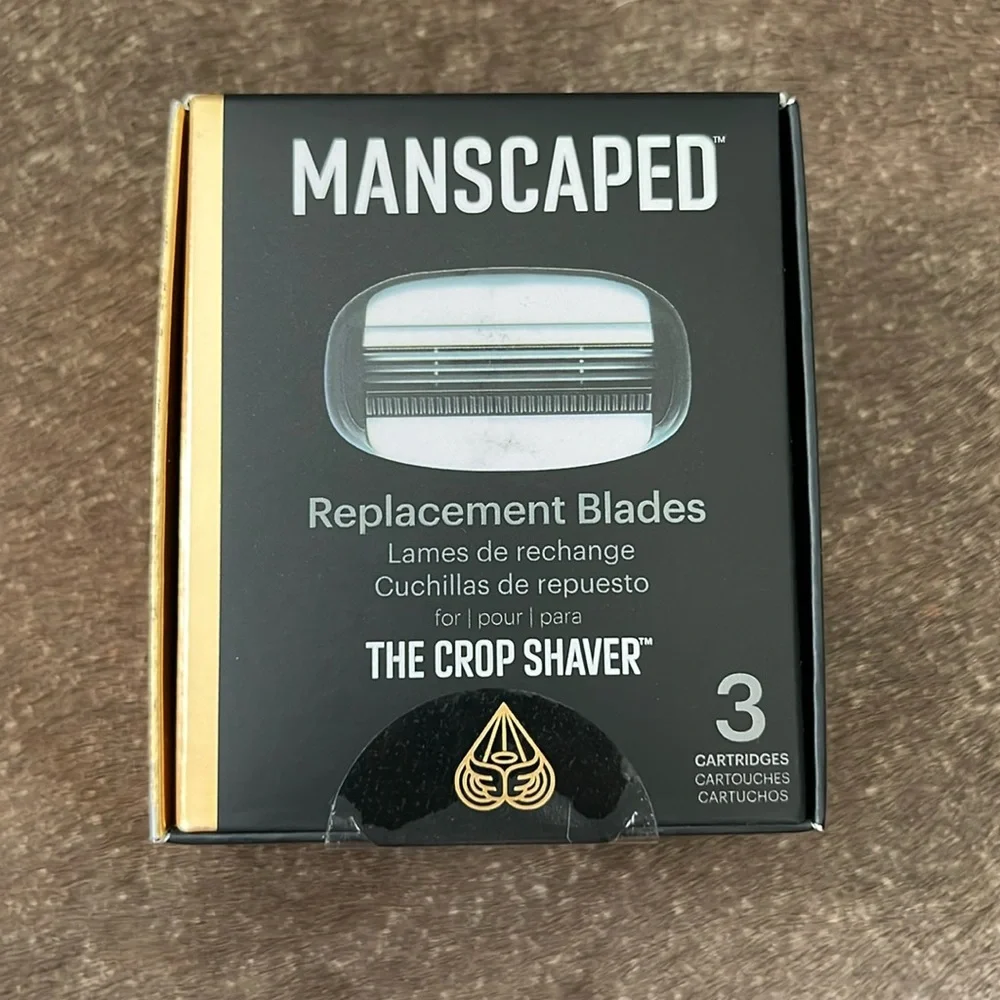 MANSCAPED® The Crop Shaver Replacement Blades Men's 3-Blade Stainless Steel Grad